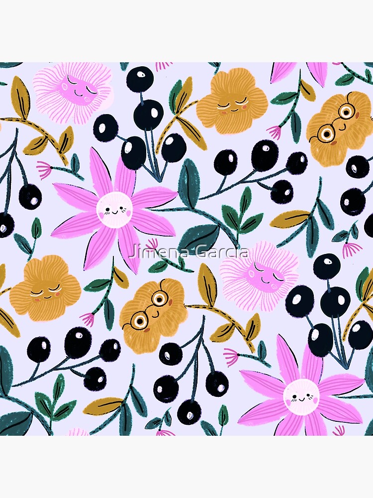 Happy delightful flower garden by Jime-Creates
