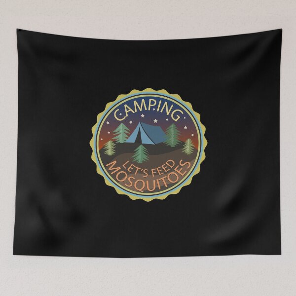 Item preview, Camping - Let's feeding mosquitoes  designed and sold by portokalis.