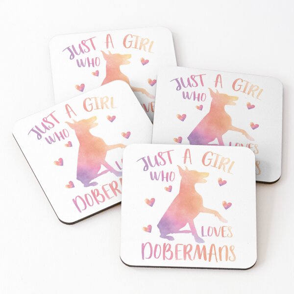 Item preview, Just a girl who loves Dobermans designed and sold by PrettyPittie Shop.