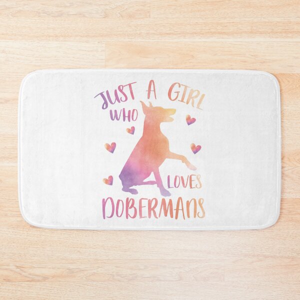 Item preview, Just a girl who loves Dobermans designed and sold by PrettyPittie Shop.