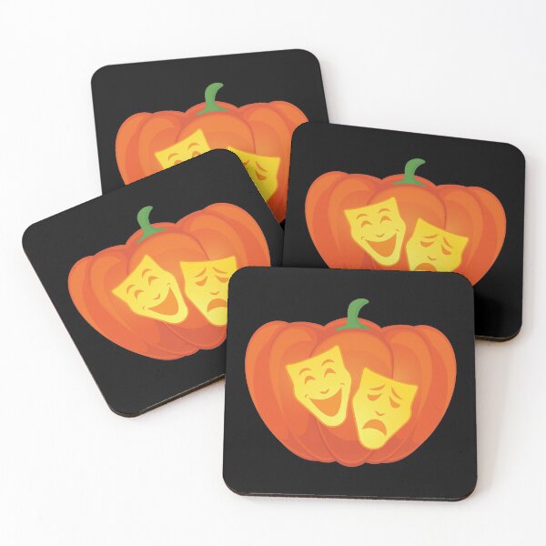 Item preview, Drama Masks Actor and Actress Jack o Lantern Halloween graphic designed and sold by jakehughes2015.