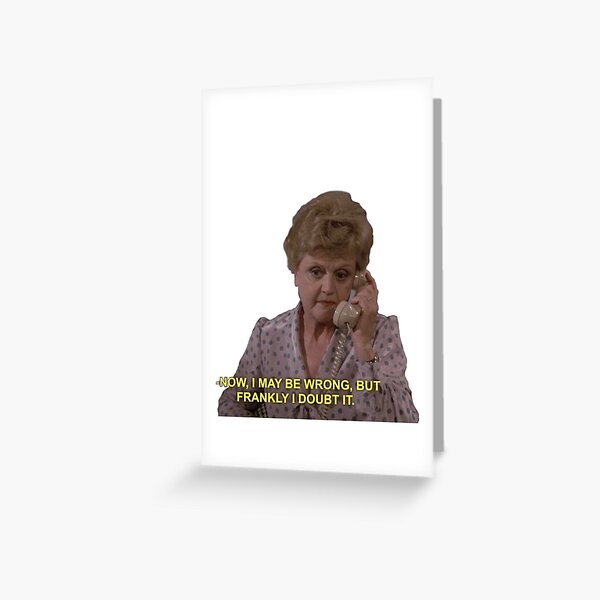 Vista previa del artículo con la obra «Pegatina Jessica Fletcher», diseñado y vendido por Linda Aloisi.