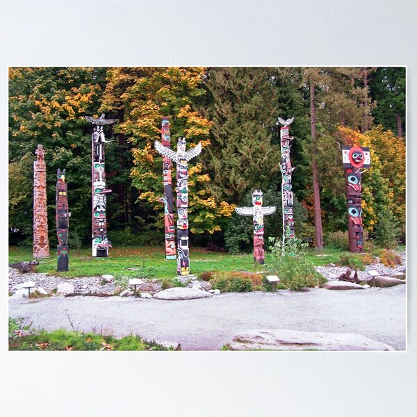 Item preview, Stanley Park Totem Poles designed and sold by AnnDixon.