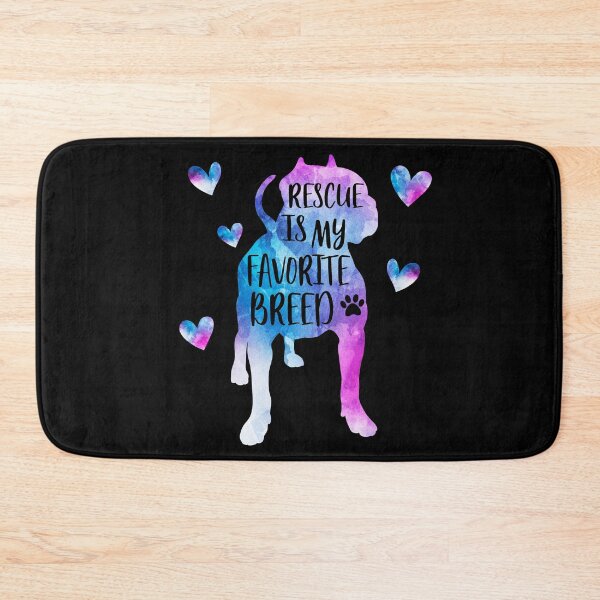 Item preview, Rescue is my Favorite Breed Pitbull designed and sold by PrettyPittie Shop.