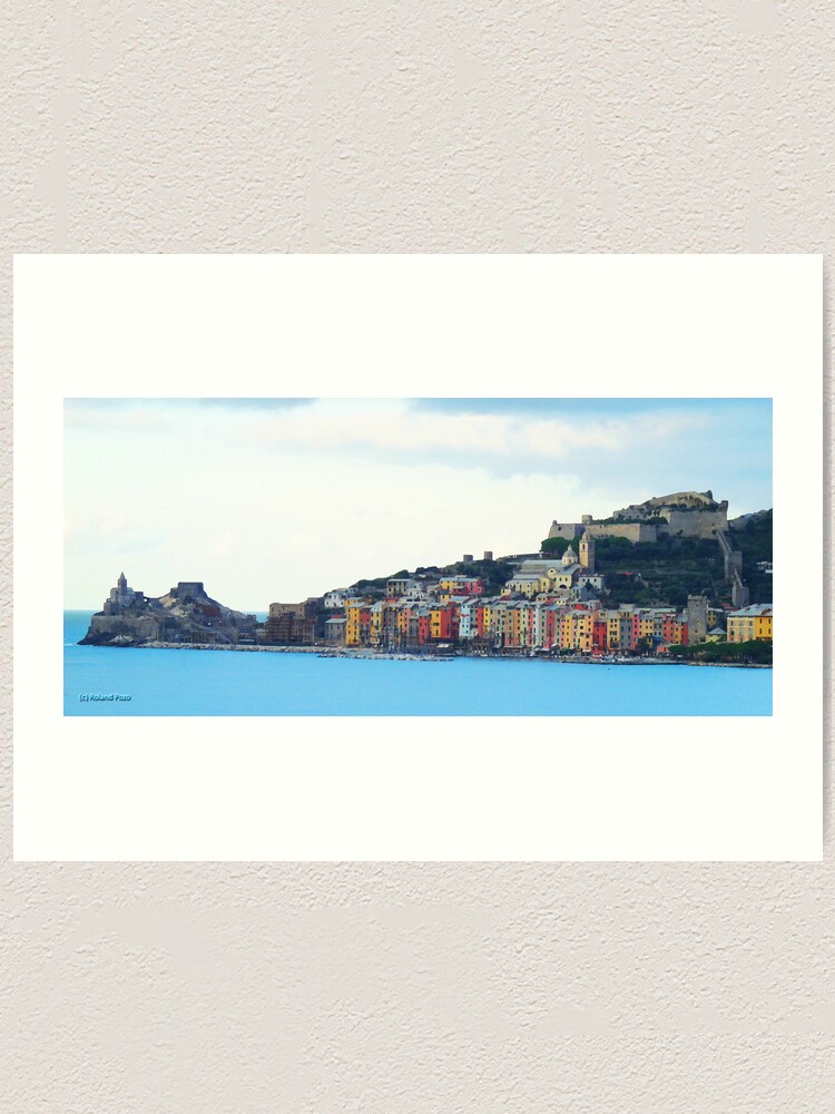Alternate view of A View of Porto Venere Art Print