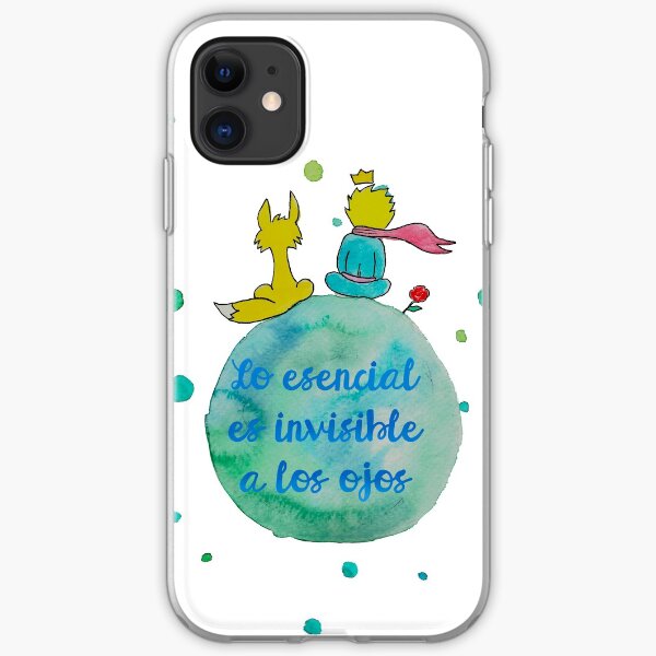 tolle Phrase des kleinen Prinzen. iPhone Flexible Hülle