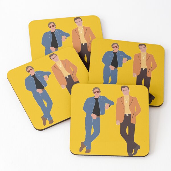 Once upon a time in Hollywood Coasters (Set of 4)
