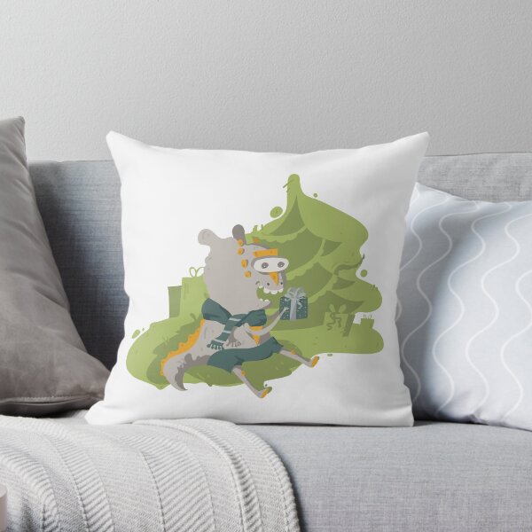 P-p-p-presents! Throw Pillow