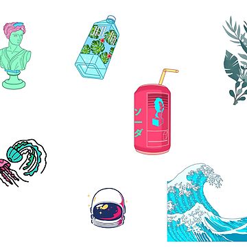 Hydro fashion flask stickers pack