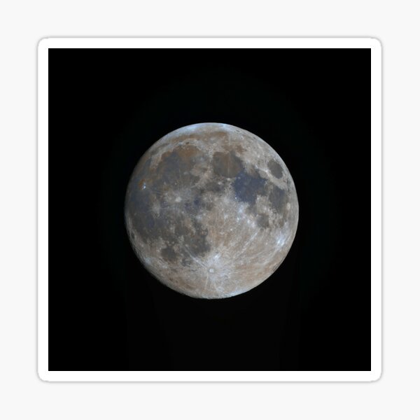 full moon Sticker