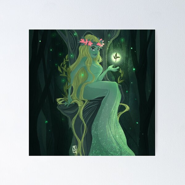 Forest Goddess Poster