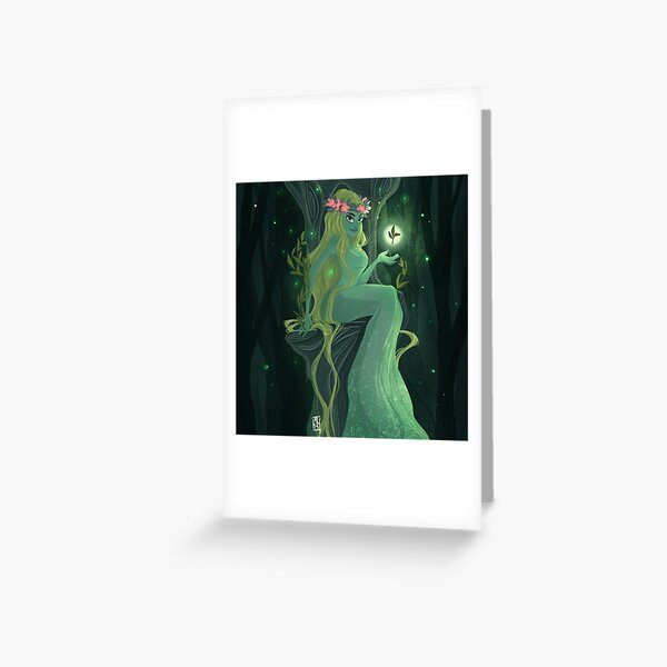 Forest Goddess Greeting Card