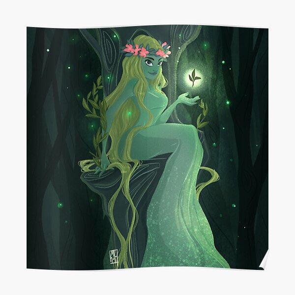 Forest Goddess Poster