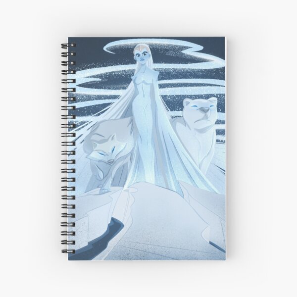 Ice Goddess Spiral Notebook