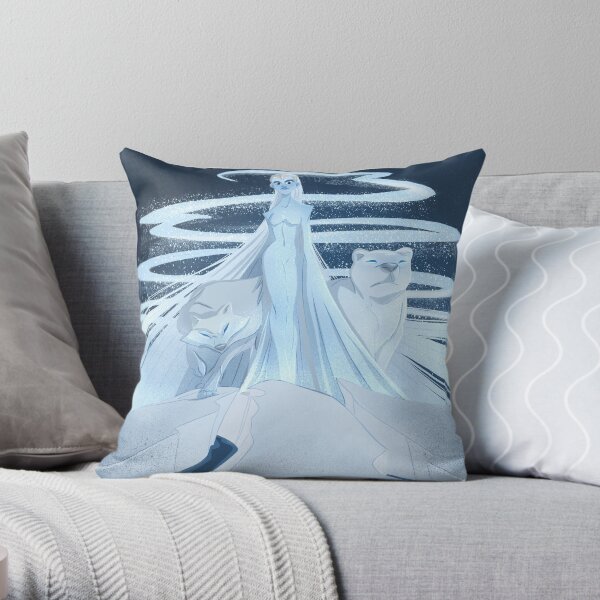 Ice Goddess Throw Pillow