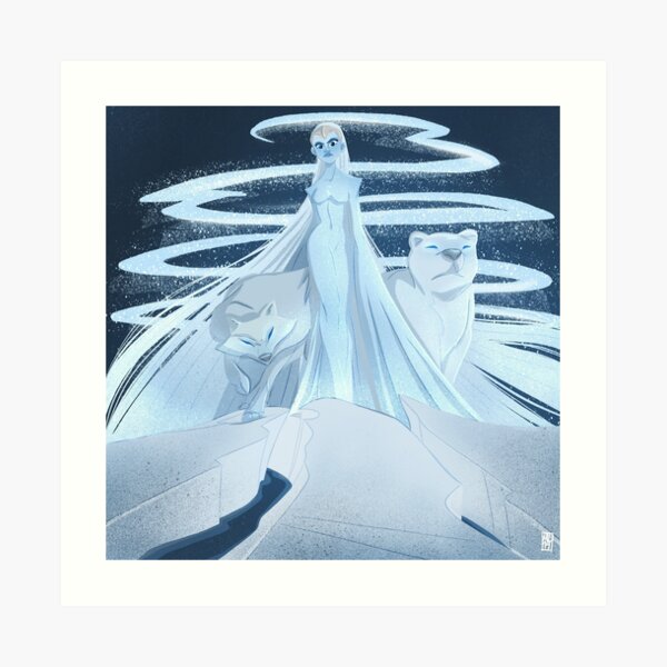 Ice Goddess Art Print