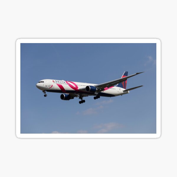 Boeing 767-300 aircraft sticker