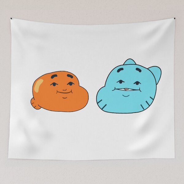 Item preview, The Amazing World of Gumball ™ - Darwin and Gumball face designed and sold by Johblanc.