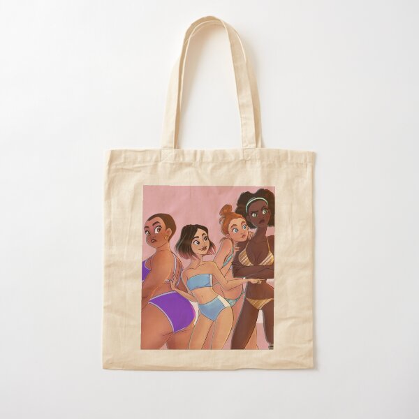 Beach Bodies Cotton Tote Bag