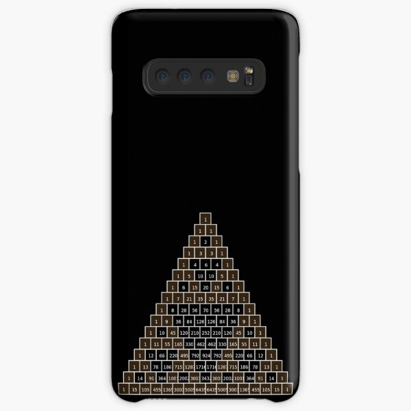 Math-based images in everyday children's setting lay the foundation for subsequent mathematical abilities. Pascal's Triangle,  треугольник паскаля, #PascalsTriangle,  #треугольникпаскаля Samsung Galaxy Snap Case
