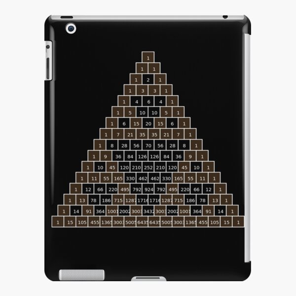 Math-based images in everyday children's setting lay the foundation for subsequent mathematical abilities. Pascal's Triangle,  треугольник паскаля, #PascalsTriangle,  #треугольникпаскаля iPad Snap Case