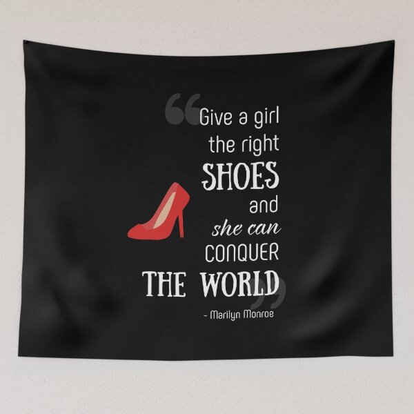 Aperçu de l'œuvre Marilyn Monroe - Give a girl the right shoes and she can conquer the world ! créée et vendue par ayuuky-.