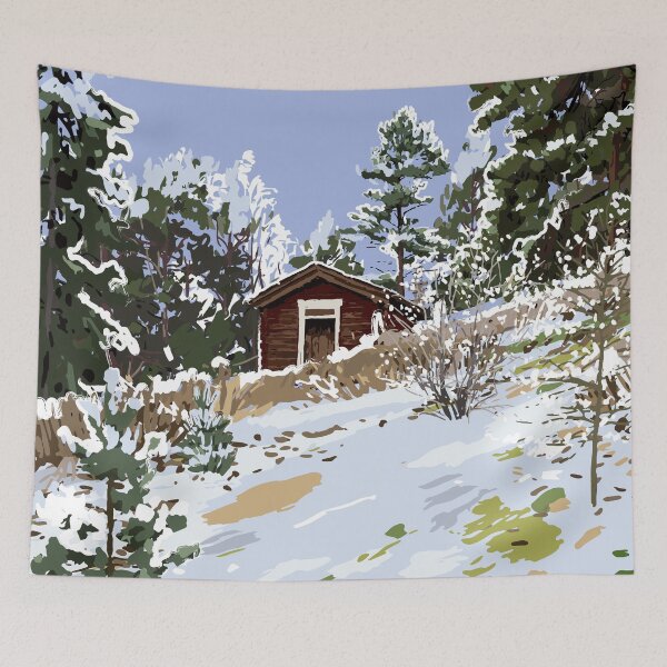 Item preview, Scandinavian winter designed and sold by Ekaterina Glazkova.