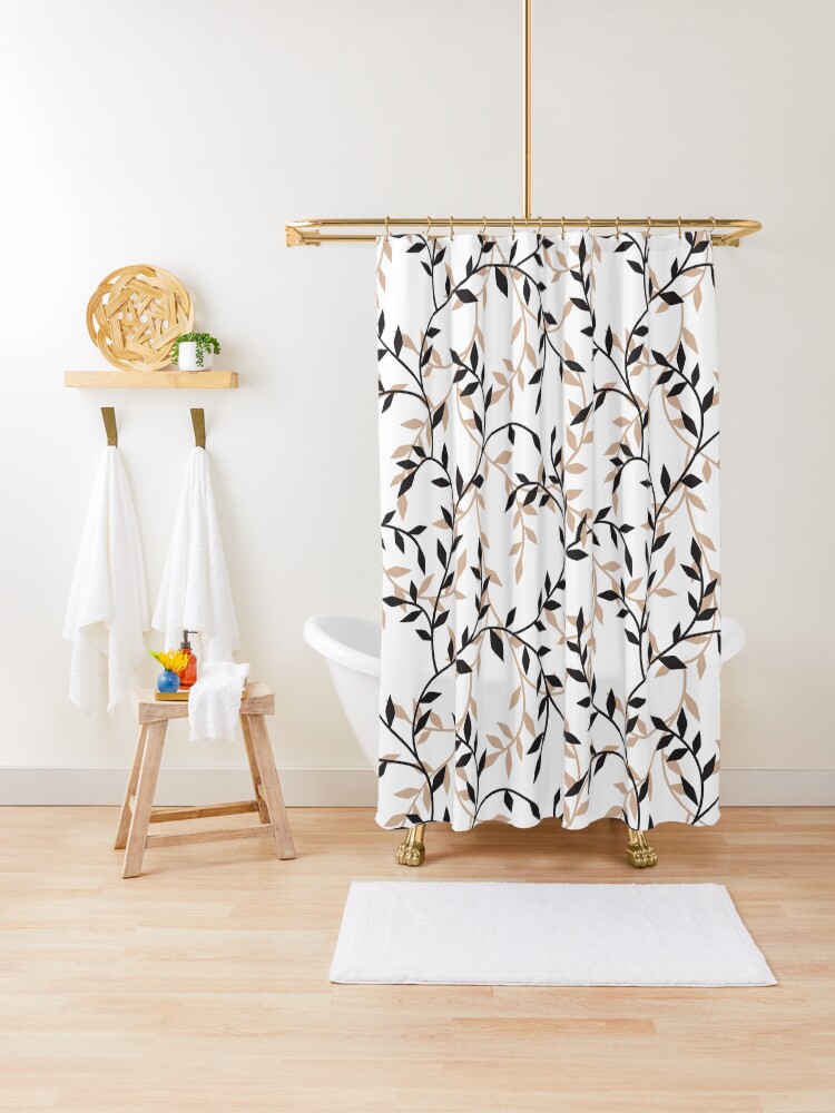 Thumbnail 1 of 5, Shower Curtain, Autumn decoration designed and sold by starchim01.