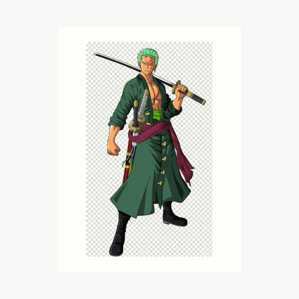 zoro one piece iPad Case & Skin by Marlow31