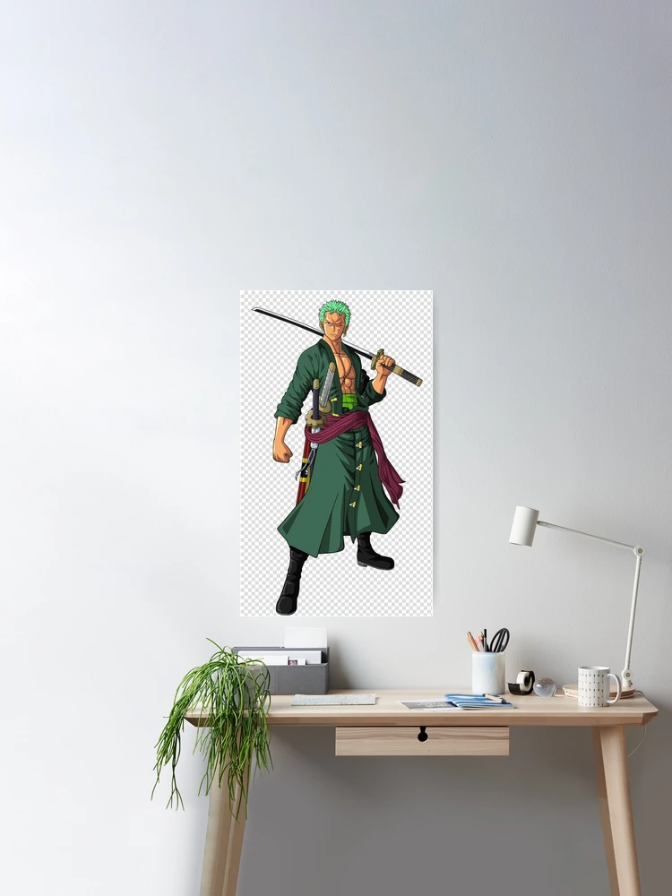 zoro one piece Poster by Marlow31