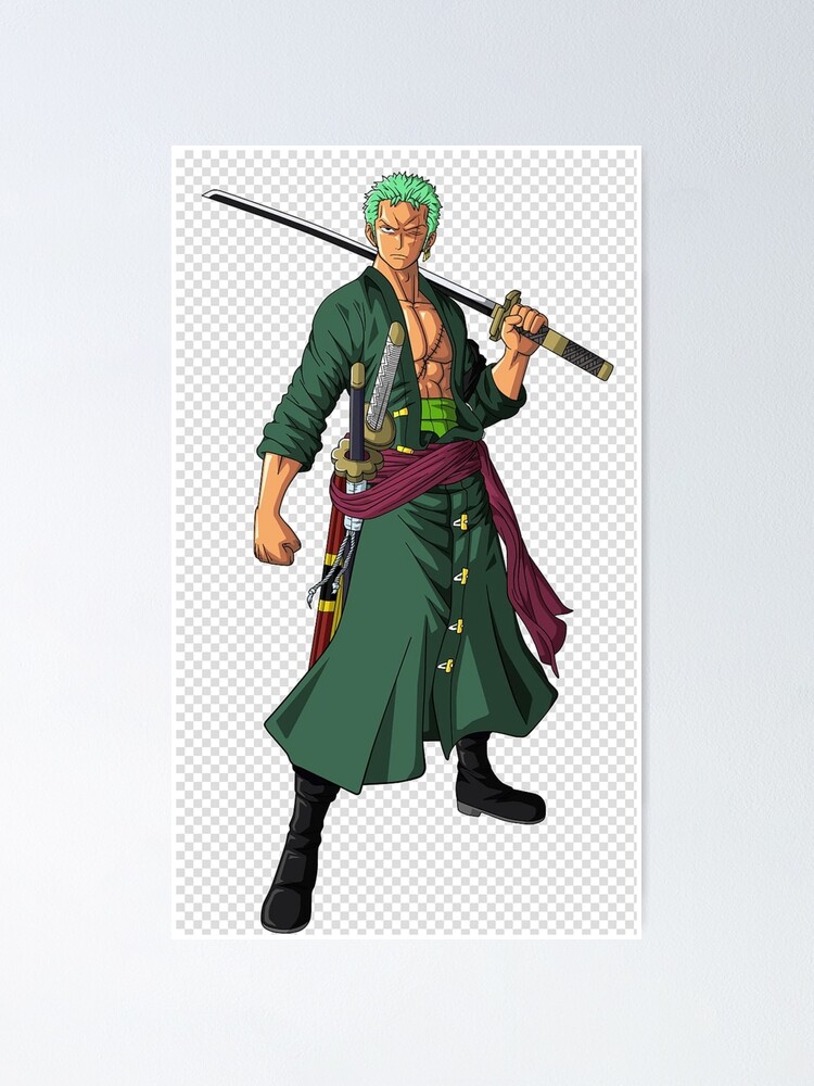 zoro one piece Poster by Marlow31