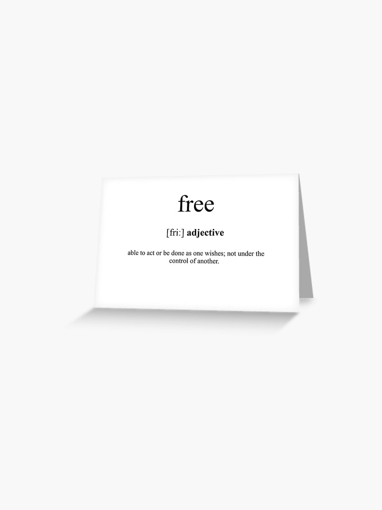 Goner Definition  Dictionary Collection Greeting Card by