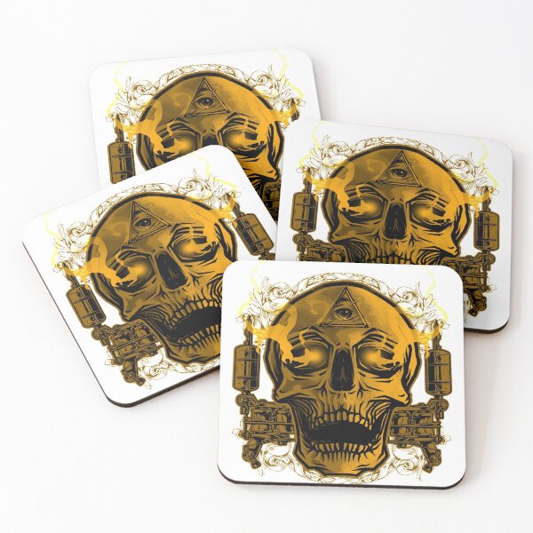 Item preview, Illuminati Skull Tattoo - Illuminati Artwork designed and sold by TinoThreads.