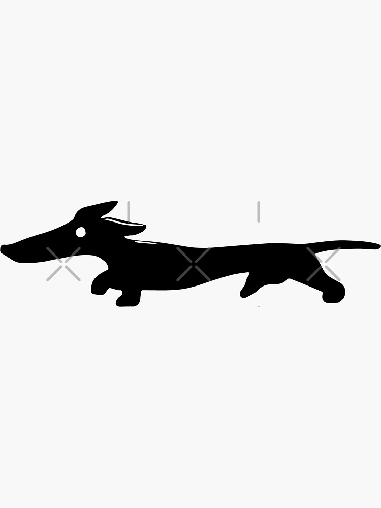 Abstract Dachshund by tribbledesign