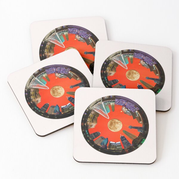 Item preview, Dallas Fort Worth Circular Skyline - Circular Cityscape Highlights of Dallas and Fort Worth Texas designed and sold by Warren Paul Harris.
