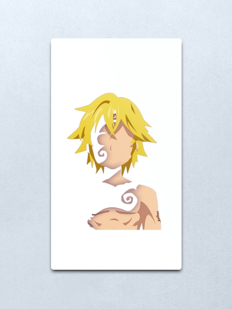 Demon Meliodas Metal Print By 7deadlyshop Redbubble