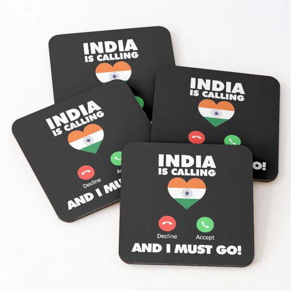 Item preview, India is Calling and I Must Go designed and sold by HelloFromAja.