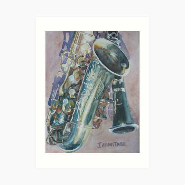 Jazz Buddies Art Print