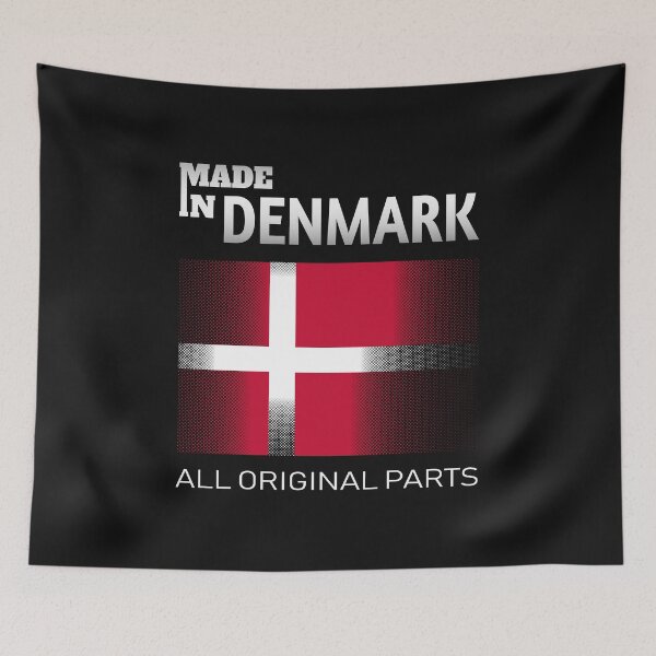 Item preview, Denmark made in Danish flag designed and sold by waldemarriefert.