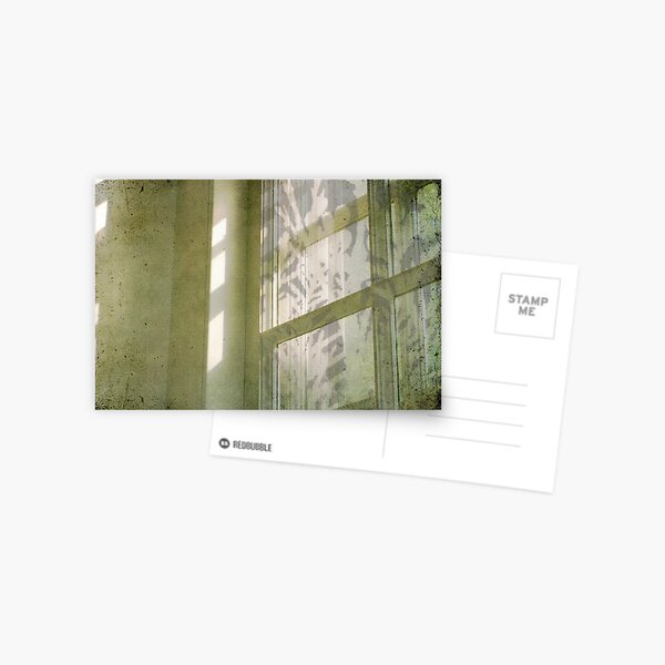 faded silvery imprints Postcard
