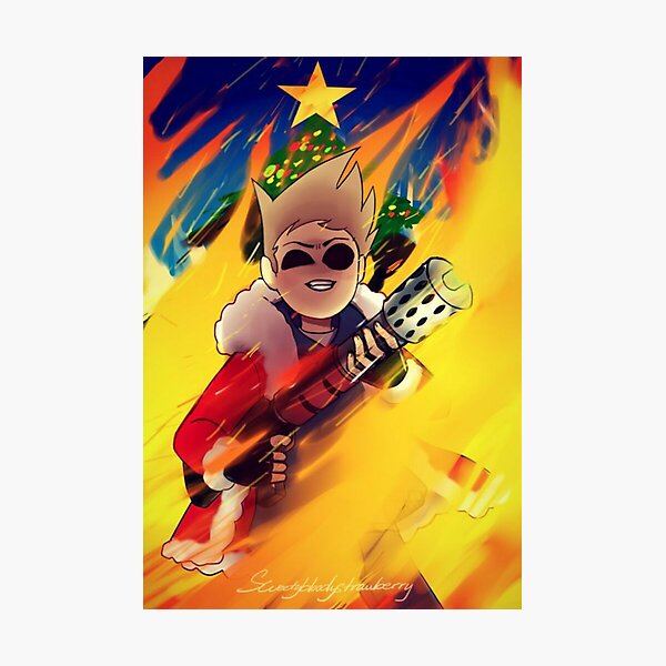 Fire In Xmas Photographic Print