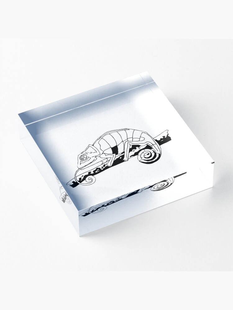 Alternate view of Chameleon Vector Acrylic Block
