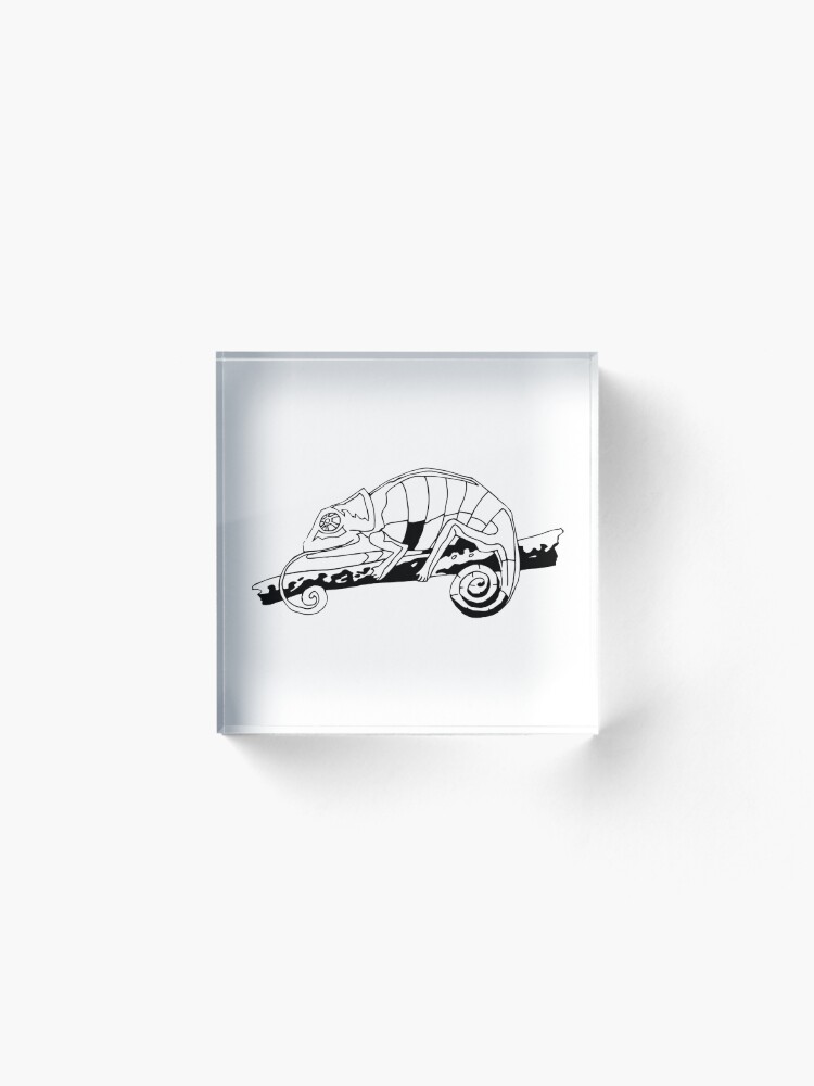 Alternate view of Chameleon Vector Acrylic Block
