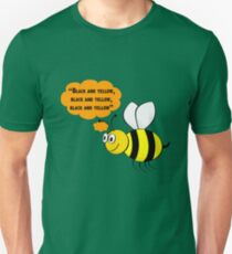 Black and yellow, Wiz Khalifa music parody Unisex T-Shirt