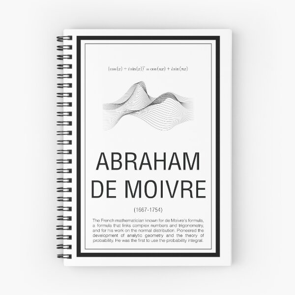 Item preview, Abraham De Moivre designed and sold by ThalassaStudios.