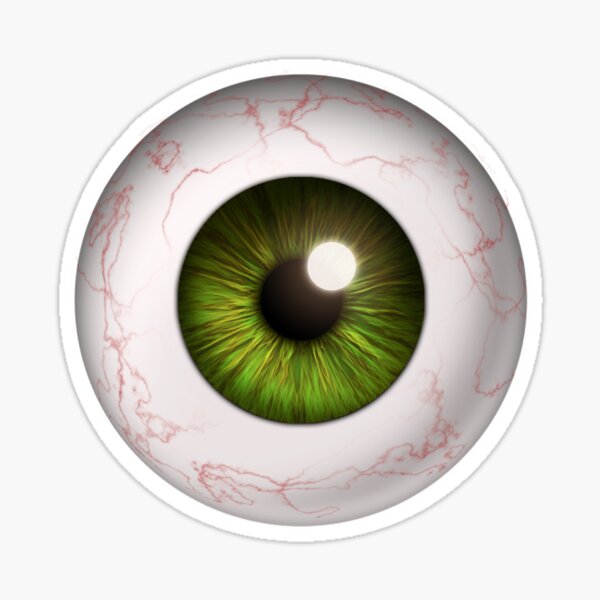 "Realistic Green Eye Iris" Sticker for Sale by MihaiGr Redbubble