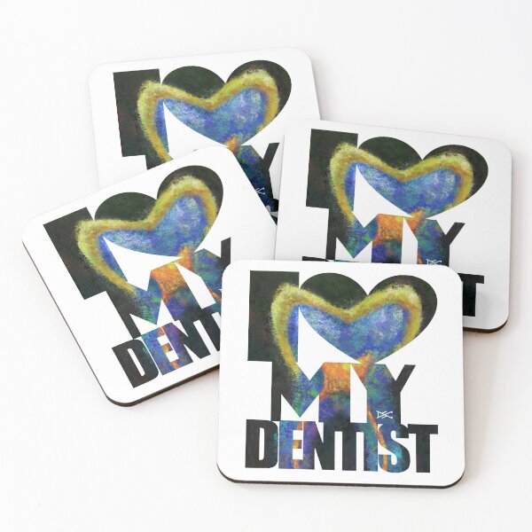Item preview, I Love My Dentist Colorful Tooth Silhouette designed and sold by DSC Arts.
