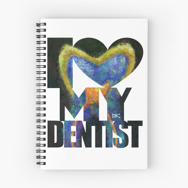 Item preview, I Love My Dentist Colorful Tooth Silhouette designed and sold by DSC Arts.