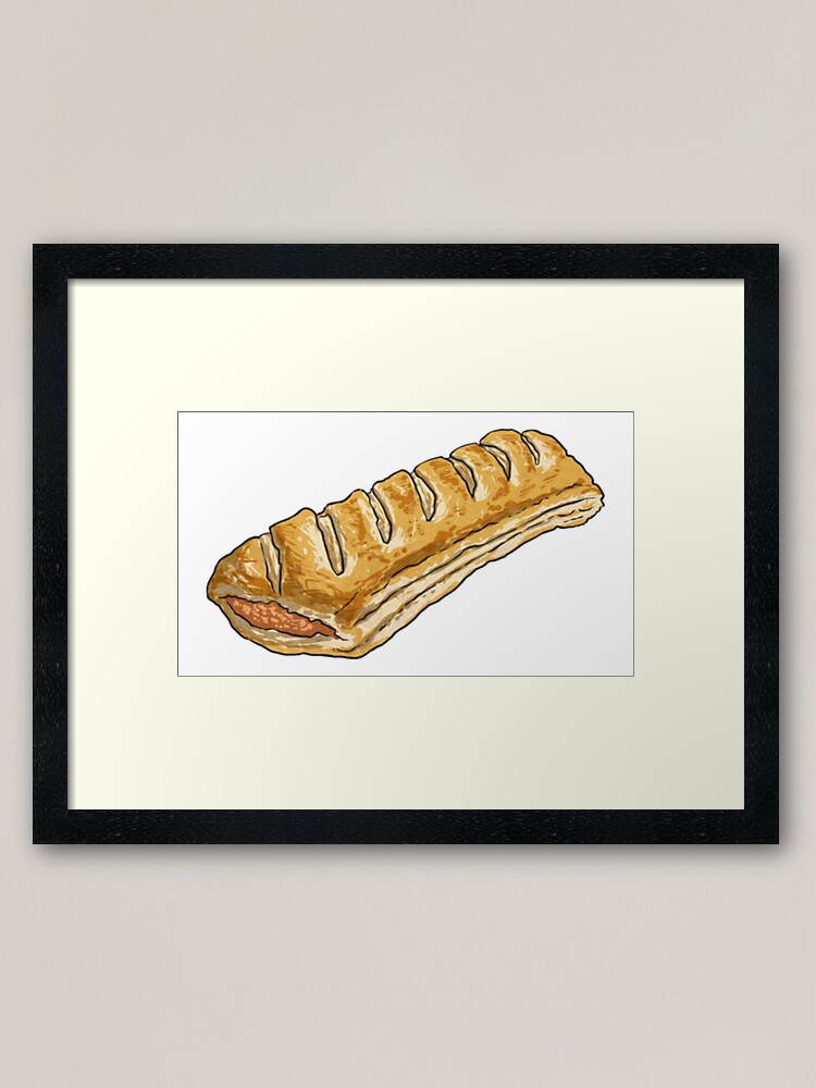 Sausage Roll Framed Art Print for Sale by VersiMerch