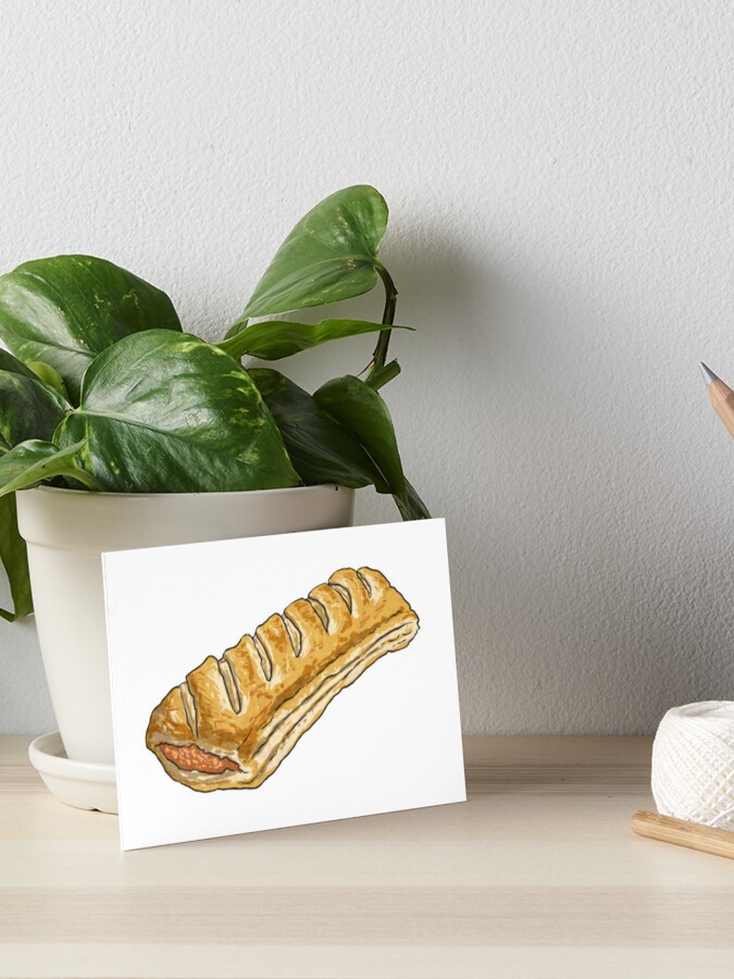 Sausage Roll Greeting Card for Sale by VersiMerch